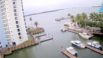 Weather camera view of Sanibel Harbour Yacht Club.