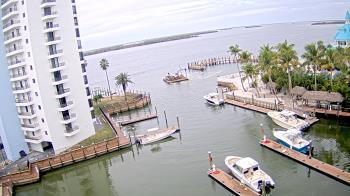 Weather camera view of Sanibel Harbour Yacht Club.