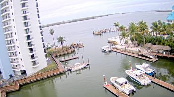 Weather camera view of Sanibel Harbour Yacht Club.