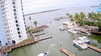 Weather camera view of Sanibel Harbour Yacht Club.