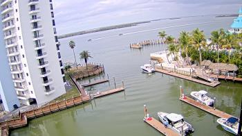 Weather camera view of Sanibel Harbour Yacht Club.