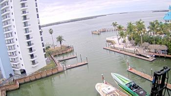 Weather camera view of Sanibel Harbour Yacht Club.