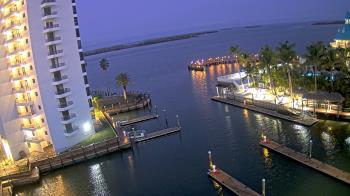Weather camera view of Sanibel Harbour Yacht Club.