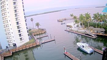 Weather camera view of Sanibel Harbour Yacht Club.