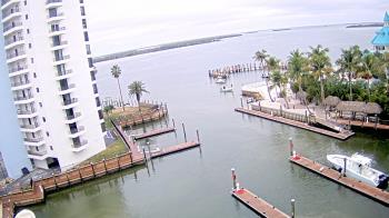 Weather camera view of Sanibel Harbour Yacht Club.