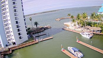 Weather camera view of Sanibel Harbour Yacht Club.