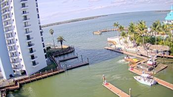 Weather camera view of Sanibel Harbour Yacht Club.