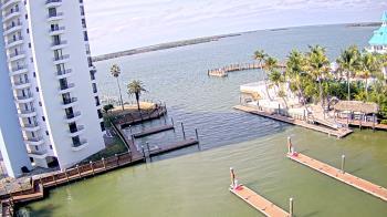 Weather camera view of Sanibel Harbour Yacht Club.