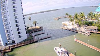 Weather camera view of Sanibel Harbour Yacht Club.