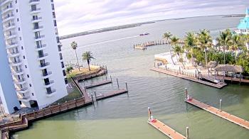 Weather camera view of Sanibel Harbour Yacht Club.