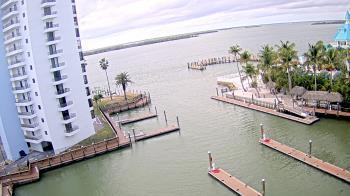 Weather camera view of Sanibel Harbour Yacht Club.