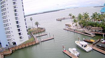 Weather camera view of Sanibel Harbour Yacht Club.