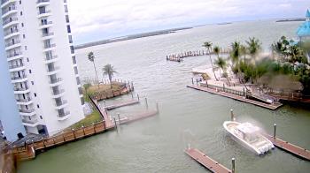 Weather camera view of Sanibel Harbour Yacht Club.