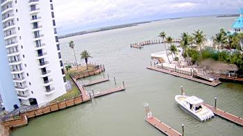 Weather camera view of Sanibel Harbour Yacht Club.