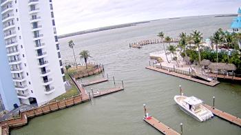 Weather camera view of Sanibel Harbour Yacht Club.
