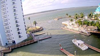 Weather camera view of Sanibel Harbour Yacht Club.