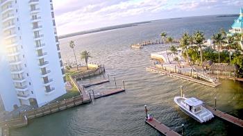 Weather camera view of Sanibel Harbour Yacht Club.