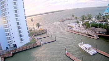 Weather camera view of Sanibel Harbour Yacht Club.