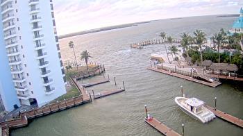 Weather camera view of Sanibel Harbour Yacht Club.
