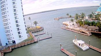 Weather camera view of Sanibel Harbour Yacht Club.
