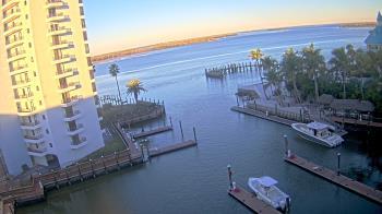 Weather camera view of Sanibel Harbour Yacht Club.