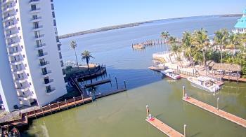 Weather camera view of Sanibel Harbour Yacht Club.