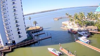 Weather camera view of Sanibel Harbour Yacht Club.