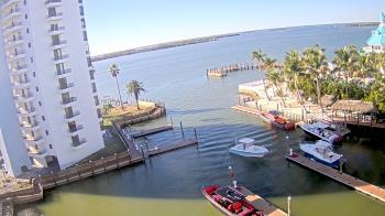 Weather camera view of Sanibel Harbour Yacht Club.