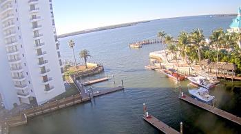 Weather camera view of Sanibel Harbour Yacht Club.