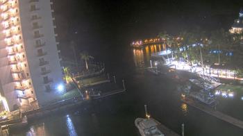Weather camera view of Sanibel Harbour Yacht Club.