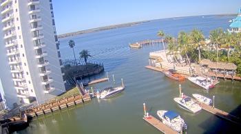 Weather camera view of Sanibel Harbour Yacht Club.