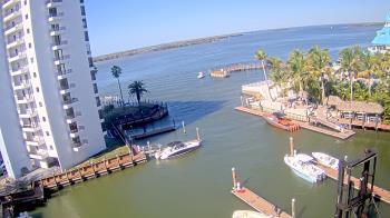 Weather camera view of Sanibel Harbour Yacht Club.