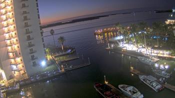 Weather camera view of Sanibel Harbour Yacht Club.