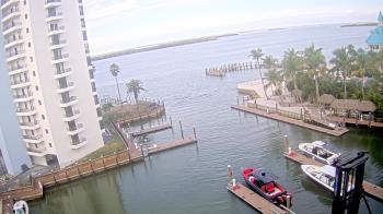 Weather camera view of Sanibel Harbour Yacht Club.