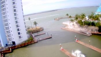 Weather camera view of Sanibel Harbour Yacht Club.