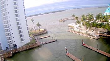 Weather camera view of Sanibel Harbour Yacht Club.