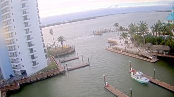Weather camera view of Sanibel Harbour Yacht Club.