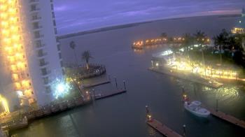 Weather camera view of Sanibel Harbour Yacht Club.