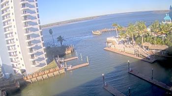 Weather camera view of Sanibel Harbour Yacht Club.
