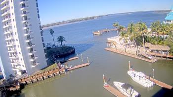 Weather camera view of Sanibel Harbour Yacht Club.
