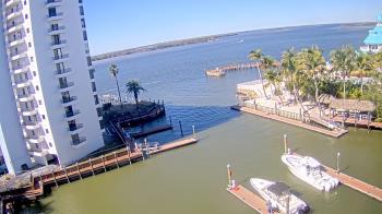 Weather camera view of Sanibel Harbour Yacht Club.