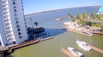Weather camera view of Sanibel Harbour Yacht Club.