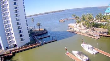 Weather camera view of Sanibel Harbour Yacht Club.