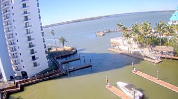 Weather camera view of Sanibel Harbour Yacht Club.