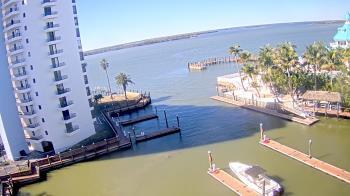 Weather camera view of Sanibel Harbour Yacht Club.