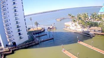 Weather camera view of Sanibel Harbour Yacht Club.