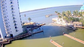 Weather camera view of Sanibel Harbour Yacht Club.