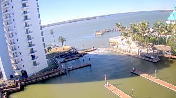 Weather camera view of Sanibel Harbour Yacht Club.