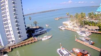 Weather camera view of Sanibel Harbour Yacht Club.