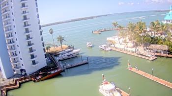Weather camera view of Sanibel Harbour Yacht Club.